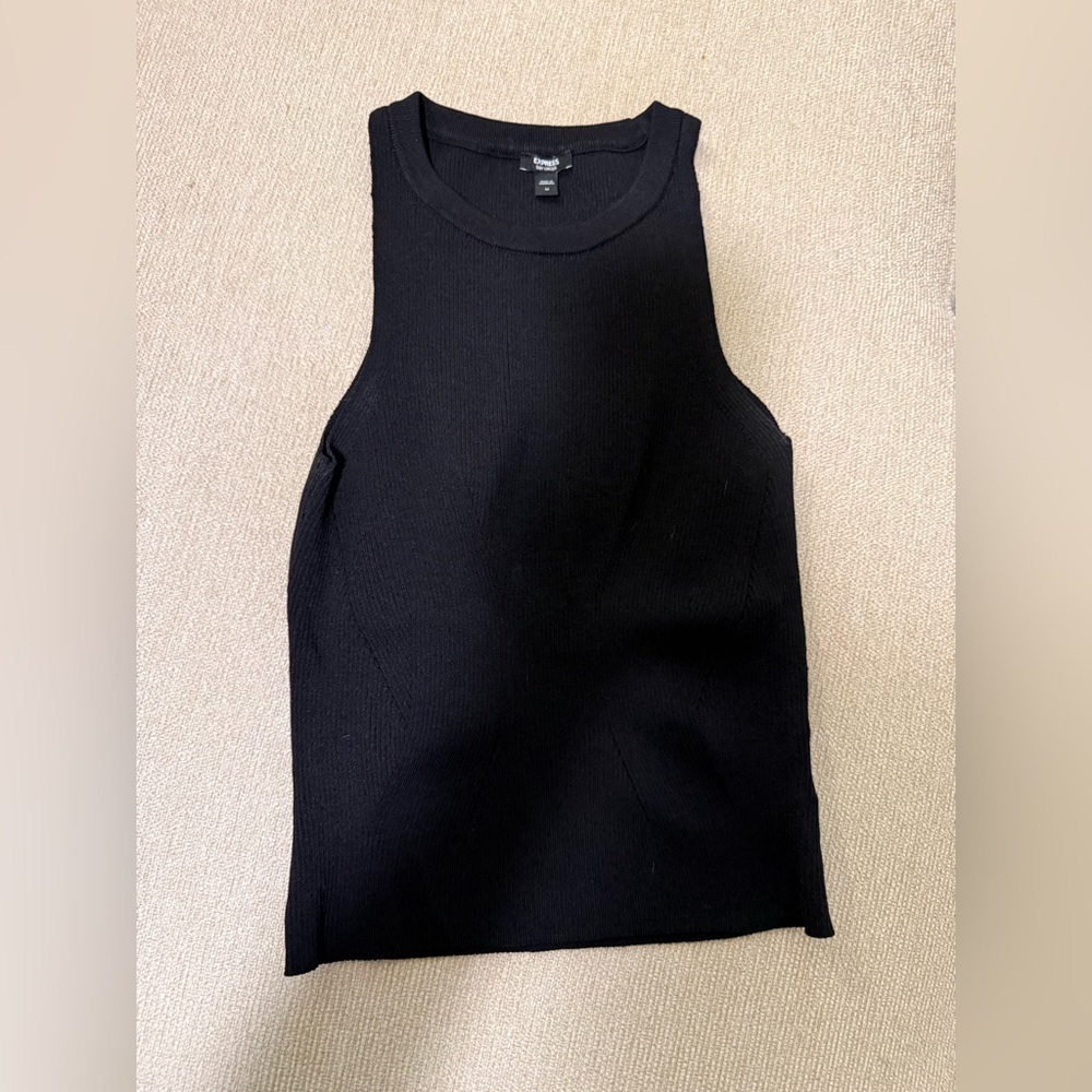 Express Classic Black Knit Top